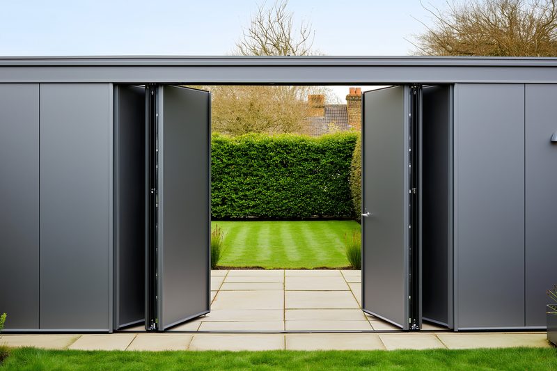 Stevenage : Origin 6 Panel Grey Bifold Doors