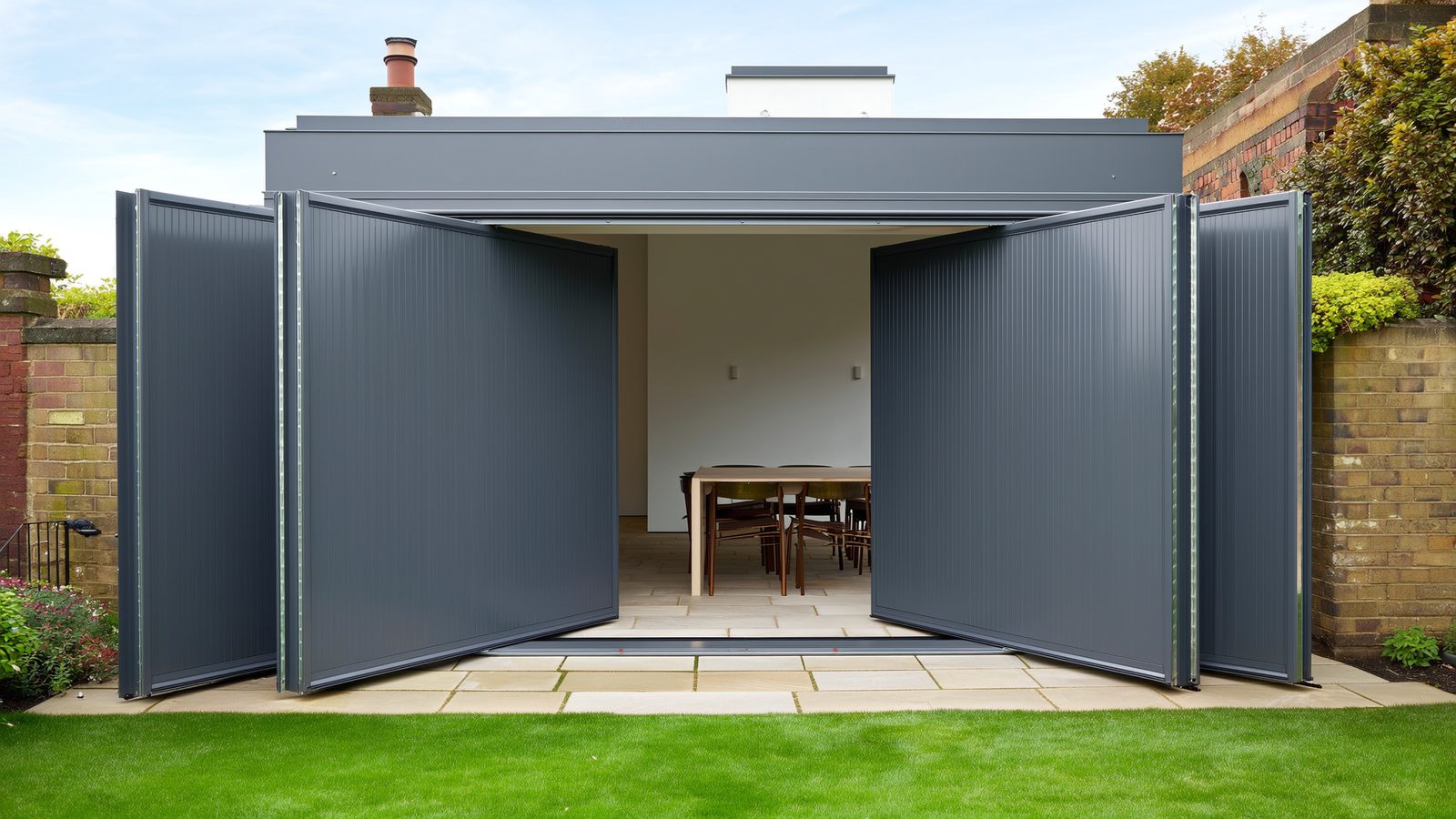 Stevenage : Origin 6 Panel Grey Bifold Doors